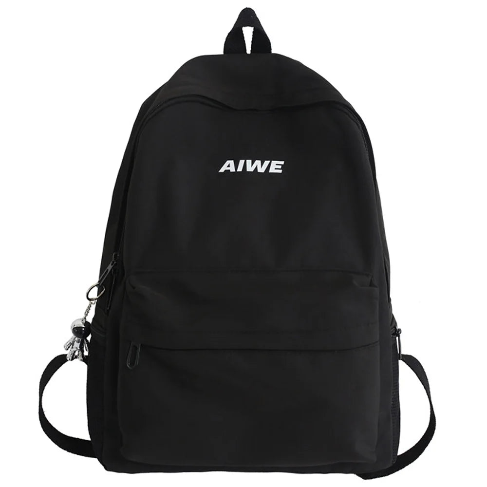 Cool Male Travel Female Solid Color New Backpack Lady Men Laptop Women Backpack Student Bag Boy Girl Harajuku School Bag Fashion