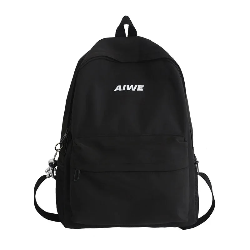 Cool Male Travel Female Solid Color New Lady Men Laptop Women Backpack Student Boy Girl Harajuku School Bag Fashion