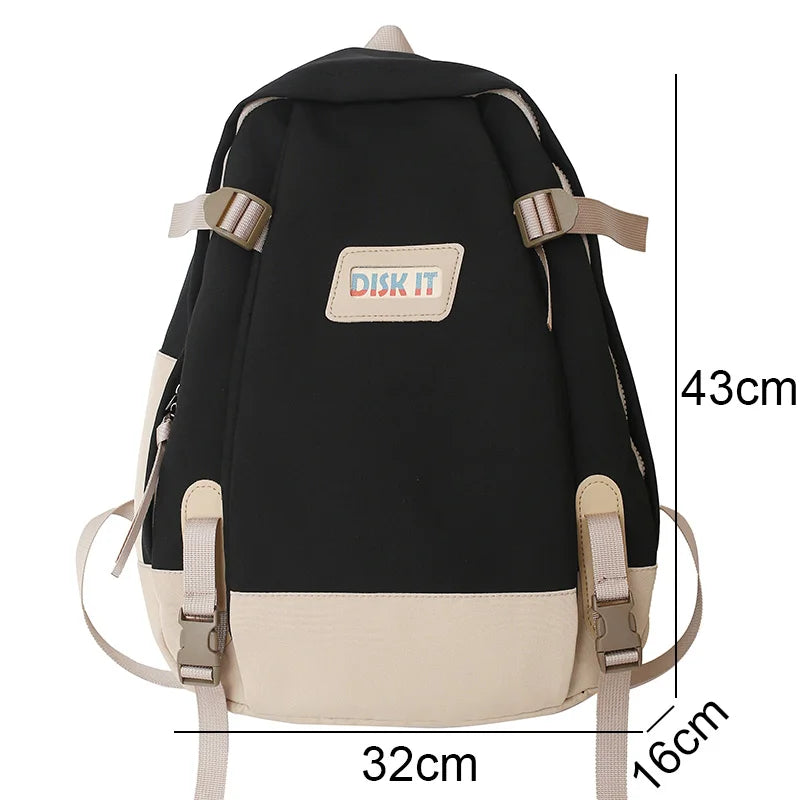 Cool Men Women Red School Backpack Trendy Ladies Nylon Travel Bag Girl Boy Laptop College Backpack Fashion Female Male Book Bags