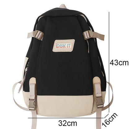 Cool Men Women Red School Backpack Trendy Ladies Nylon Travel Bag Girl Boy Laptop College Backpack Fashion Female Male Book Bags