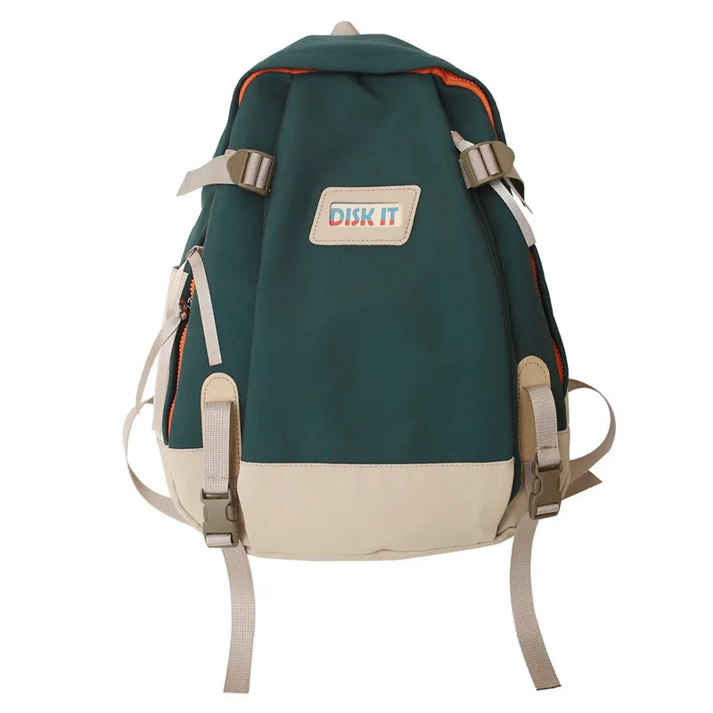Cool Men Women Red School Backpack Trendy Ladies Nylon Travel Bag Girl Boy Laptop College Backpack Fashion Female Male Book Bags