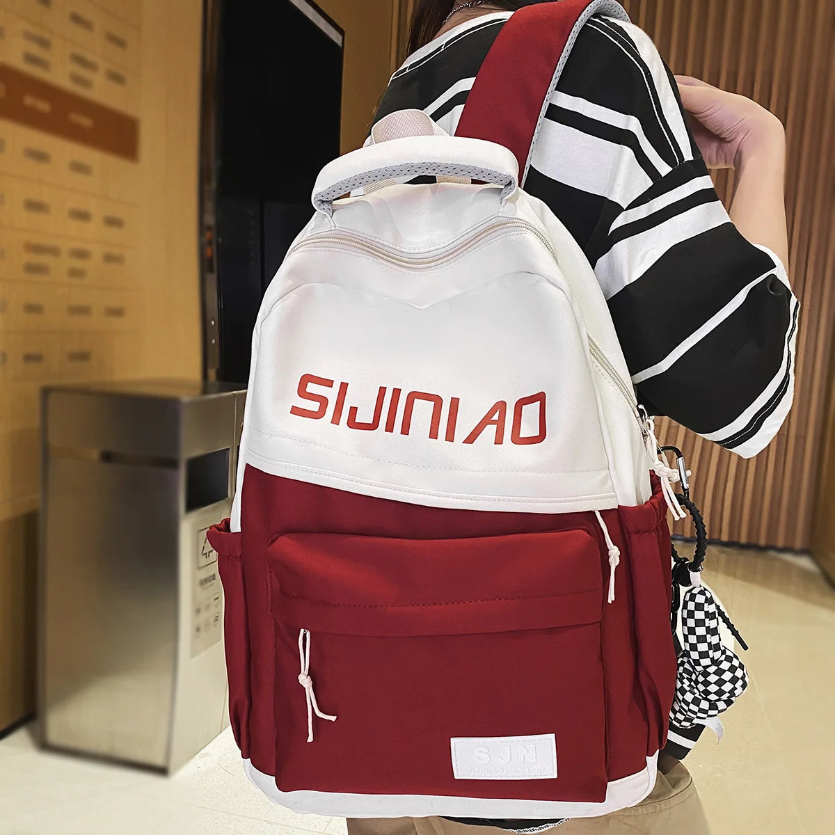 Cool New Female Travel Trendy Lady Laptop College Bag Girl Kawaii Nylon School Backpack Women Cute Student Book Backpack Fashion