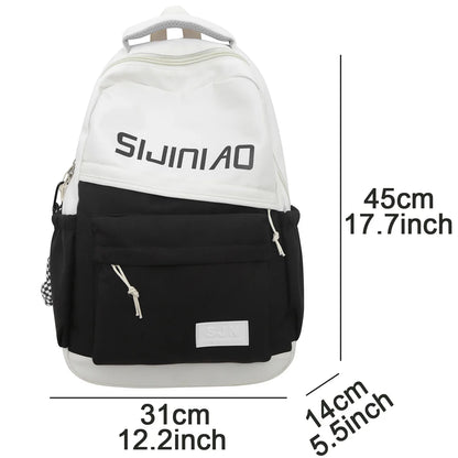 Cool New Female Travel Trendy Lady Laptop College Bag Girl Kawaii Nylon School Backpack Women Cute Student Book Backpack Fashion