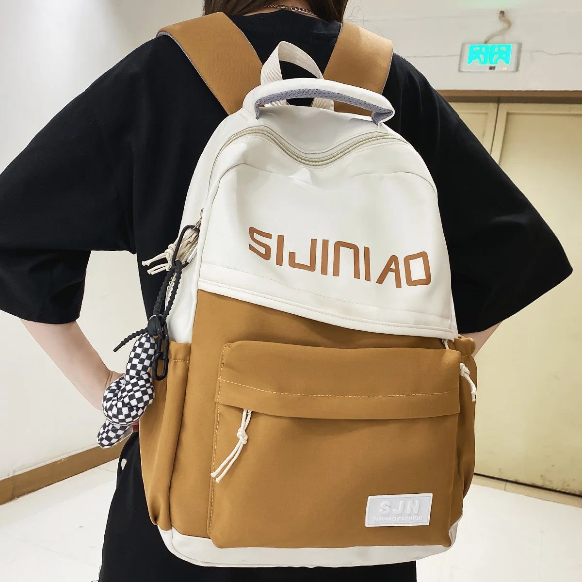 Cool New Female Travel Trendy Lady Laptop College Bag Girl Kawaii Nylon School Backpack Women Cute Student Book Backpack Fashion