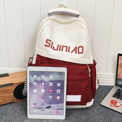 Cool New Female Travel Trendy Lady Laptop College Bag Girl Kawaii Nylon School Backpack Women Cute Student Book Backpack Fashion