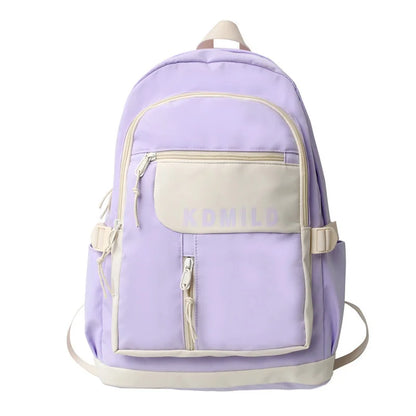 Cool Travel Nylon Women Kawaii Student Backpack Fashion New Lady Cute Bag Trendy Female Laptop College Backpack Girl School Bags