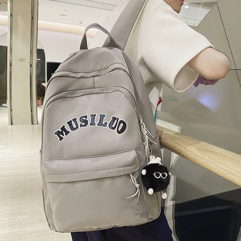 Cool Trendy Boy Girl Leisure Lady Travel Teenager Book Bag Women Men Nylon College Backpack Fashion Female Laptop School Bag New