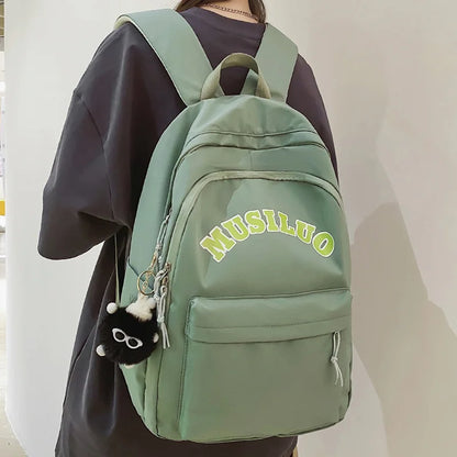 Cool Trendy Boy Girl Leisure Lady Travel Teenager Book Bag Women Men Nylon College Backpack Fashion Female Laptop School Bag New