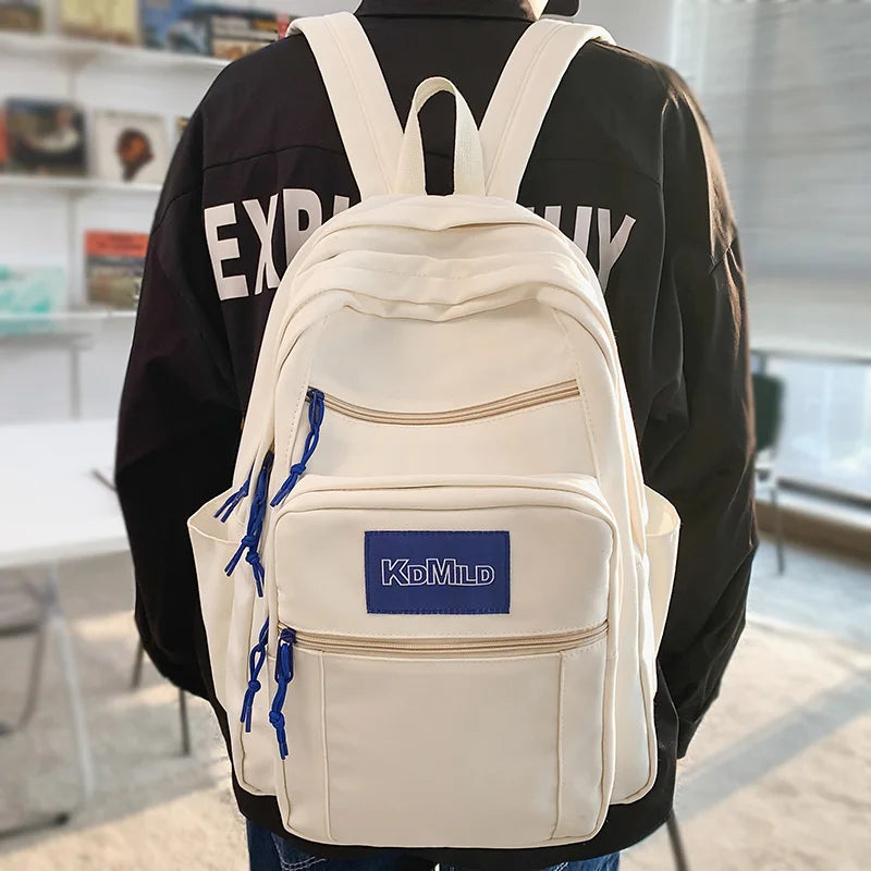 Cool Trendy Girl Boy College Backpack Lady Men School Bag New Nylon Laptop Male Women Backpack Fashion Female Travel Student Bag