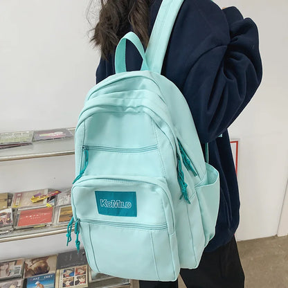 Cool Trendy Girl Boy College Backpack Lady Men School Bag New Nylon Laptop Male Women Backpack Fashion Female Travel Student Bag