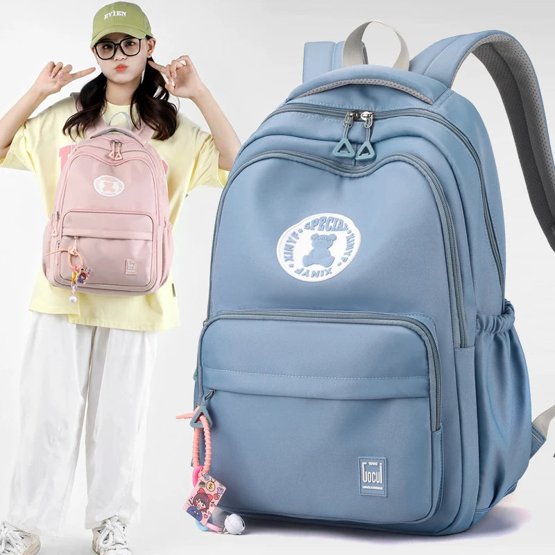 Cool Waterproof Student Book Bag Nylon Girl Boy Travel School Bag Men Laptop College Women Backpack Schoolbag For Teenage Girls
