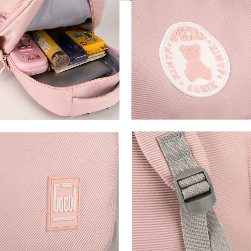 Cool Waterproof Student Book Bag Nylon Girl Boy Travel School Bag Men Laptop College Women Backpack Schoolbag For Teenage Girls