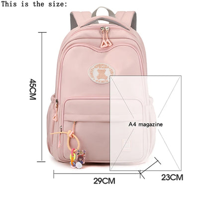 Cool Waterproof Student Book Bag Nylon Girl Boy Travel School Bag Men Laptop College Women Backpack Schoolbag For Teenage Girls