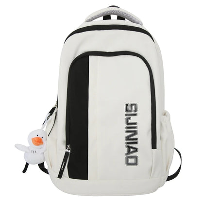 Cool Women High Capacity Laptop School Bag Girl Leisure College Backpack Fashion Ladies Travel Trendy Female Cute Nylon Book Bag