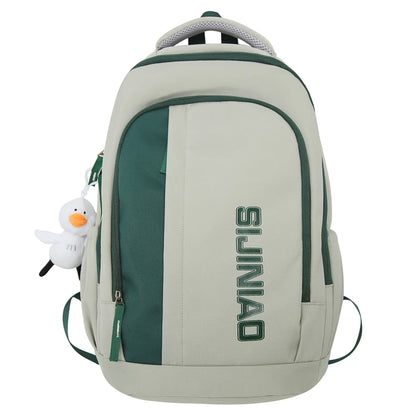 Cool Women High Capacity Laptop School Bag Girl Leisure College Backpack Fashion Ladies Travel Trendy Female Cute Nylon Book Bag