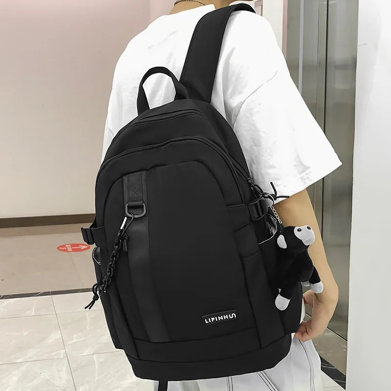 Cool Women Male High Capacity Green College Backpack Fashion Girl Boy Leisure School Bag Lady Men Laptop Female Travel Book Bags