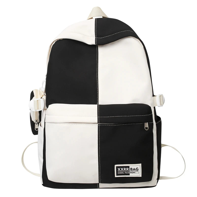 Cool Women Men Nylon Coin Purse Female College Backpack Fashion Cute Lady Male Travel BookBag Girl Kawaii School Backpack Laptop