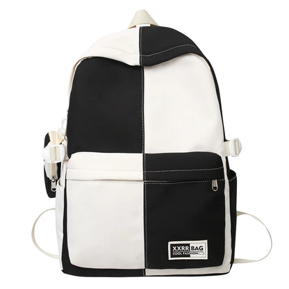 Cool Women Men Nylon Coin Purse Female College Backpack Fashion Cute Lady Male Travel BookBag Girl Kawaii School Backpack Laptop