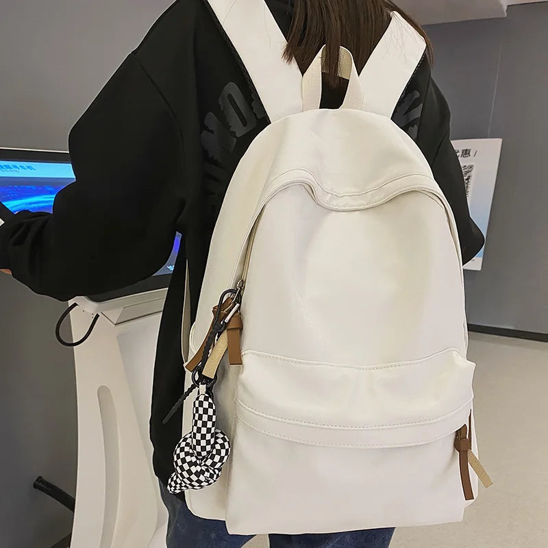 Cool Women Men Nylon Waterproof College Backpack Fashion Ladies Male Travel Book School Bag Girl Backpack Female Laptop Student