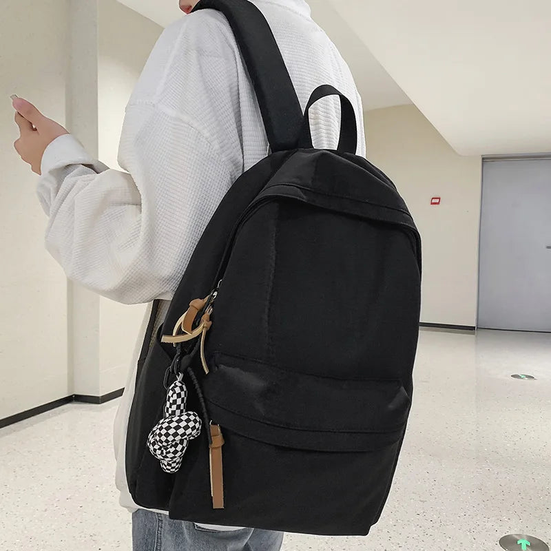 Cool Women Men Nylon Waterproof College Backpack Fashion Ladies Male Travel Book School Bag Girl Backpack Female Laptop Student