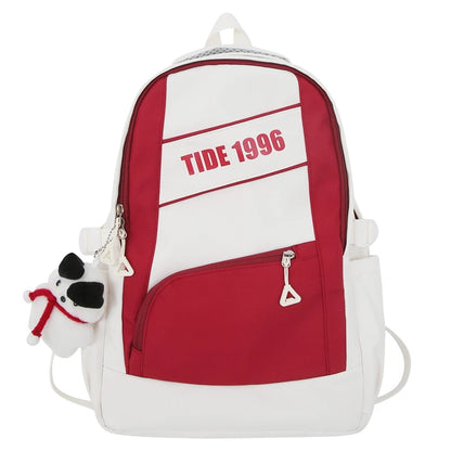 Cool Women Nylon Laptop Student Book Bag Girl Leisure Backpack Ladies Cute Fashion Female Travel Teenage College Backpack Trendy
