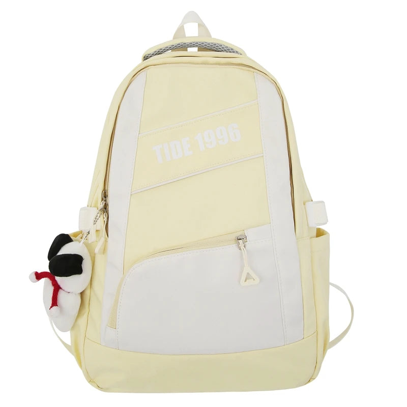 Cool Women Nylon Laptop Student Book Bag Girl Leisure Backpack Ladies Cute Fashion Female Travel Teenage College Backpack Trendy