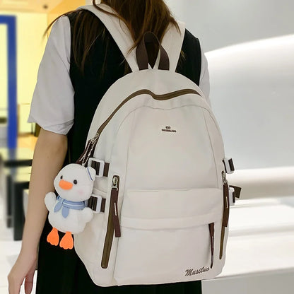Cool Women Nylon School Bag Trendy Lady Kawaii College Backpack New Girl Travel Book Backpack Fashion Female Laptop Student Bags