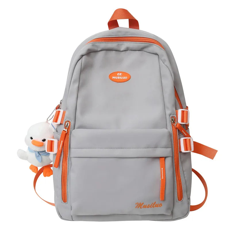 Cool Women Nylon School Bag Trendy Lady Kawaii College Backpack New Girl Travel Book Backpack Fashion Female Laptop Student Bags