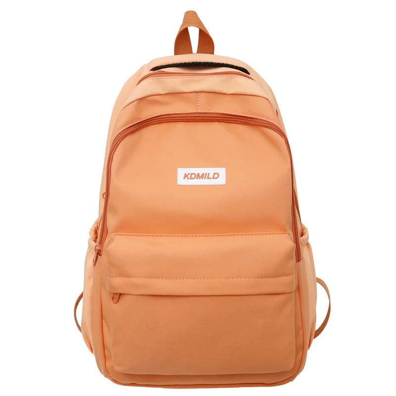 Cool Women Red Waterproof Laptop School Bag Female Cute Backpack Fashion Girl Kawaii College Backpack Trendy Lady Travel BookBag