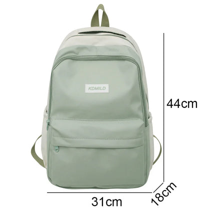 Cool Women Red Waterproof Laptop School Bag Female Cute Backpack Fashion Girl Kawaii College Backpack Trendy Lady Travel BookBag