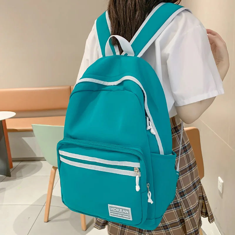Cool Women Student Leisure Bags Teenage Fashion Ladies Book Bag Female Laptop College Backpack Trendy Girl Nylon School Rucksack