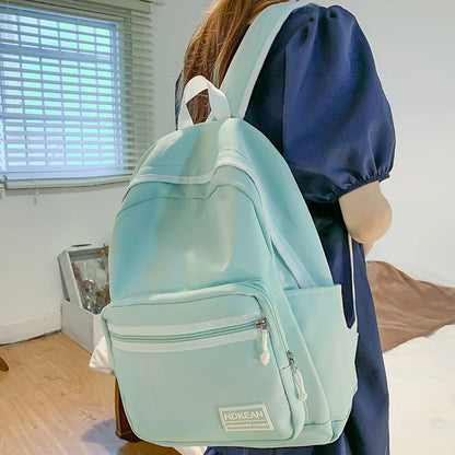 Cool Women Student Leisure Bags Teenage Fashion Ladies Book Bag Female Laptop College Backpack Trendy Girl Nylon School Rucksack