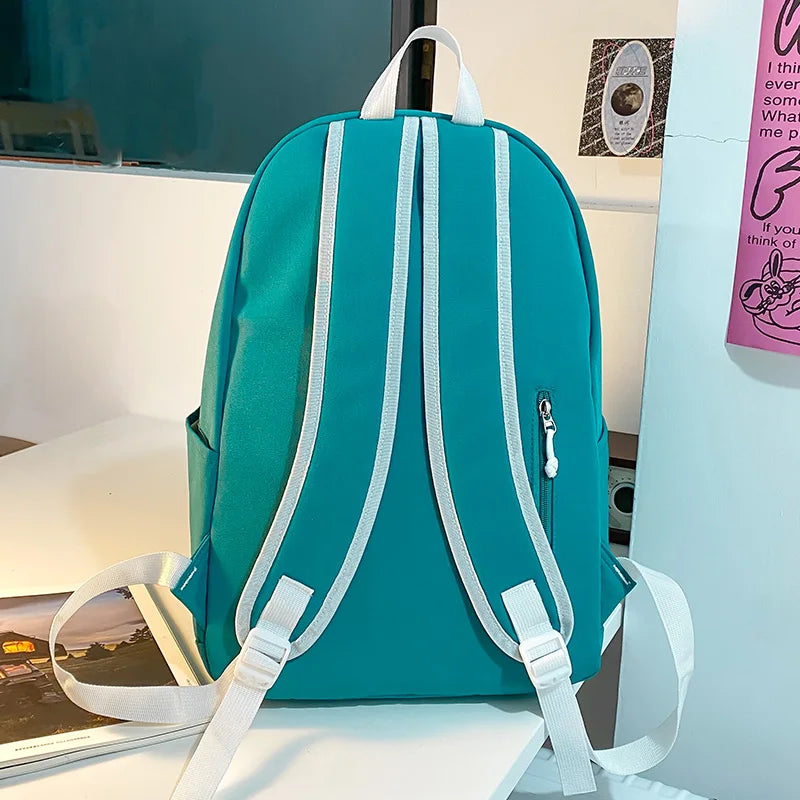 Cool Women Student Leisure Bags Teenage Fashion Ladies Book Bag Female Laptop College Backpack Trendy Girl Nylon School Rucksack