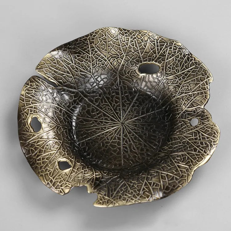 Copper Alloy Coaster Kung Fu Tea Set Tea Ceremony Tea Tray Tea Mat Cup Saucer Tin Cup Saucer Coaster Tea Set Siteel
