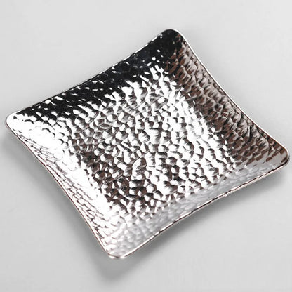 Copper Alloy Coaster Kung Fu Tea Set Tea Ceremony Tea Tray Tea Mat Cup Saucer Tin Cup Saucer Coaster Tea Set Siteel
