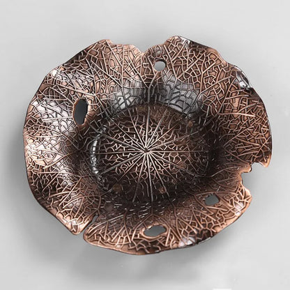 Copper Alloy Coaster Kung Fu Tea Set Tea Ceremony Tea Tray Tea Mat Cup Saucer Tin Cup Saucer Coaster Tea Set Siteel