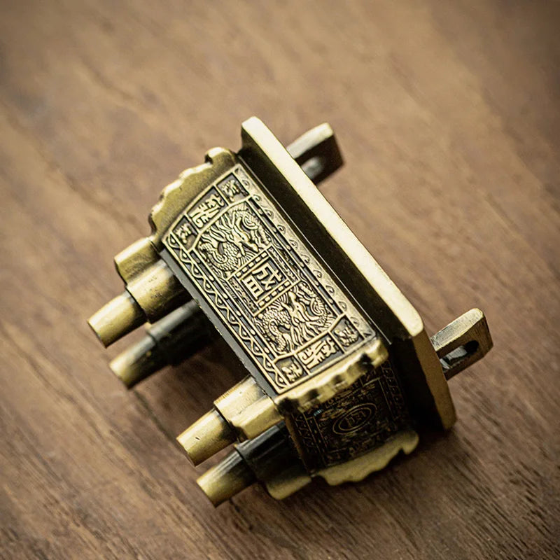 Copper Alloy Tea Pet Antique Bronze Quadripod Ting Tea Ceremony Decoration Incense Burner Household Car High Grade Ornament