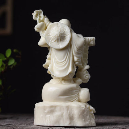 Copper Coin Belly Maitreya Laughing Buddha Figure Small Statue Resin Art Sculpture High-end home room office decoration statue