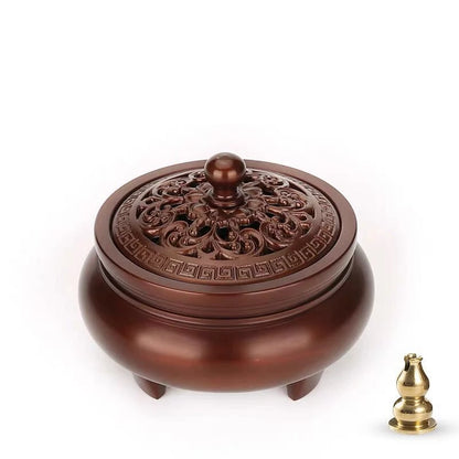 Copper Incense Burner Home Decoration Incense Stick Holder Room Aromatherapy Muse Accessories