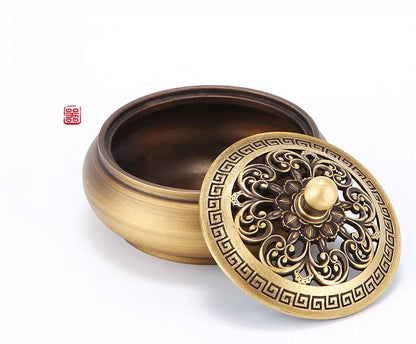 Copper Incense Burner Home Decoration Incense Stick Holder Room Aromatherapy Muse Accessories