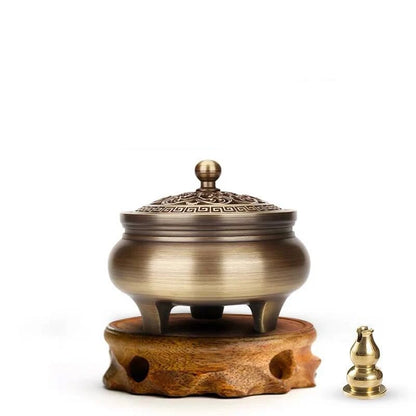 Copper Incense Burner Home Decoration Incense Stick Holder Room Aromatherapy Muse Accessories