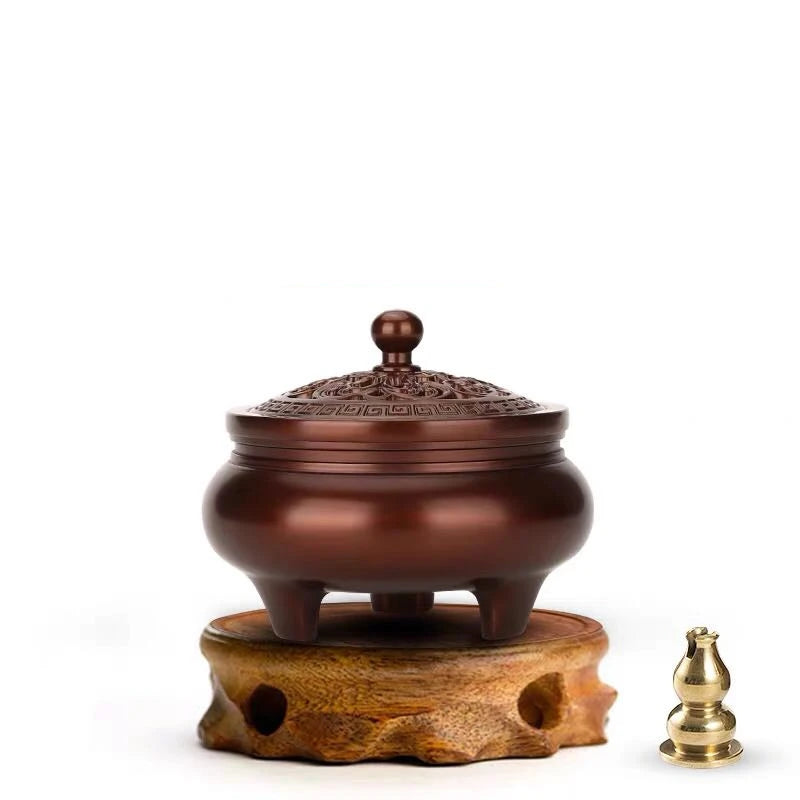 Copper Incense Burner Home Decoration Incense Stick Holder Room Aromatherapy Muse Accessories