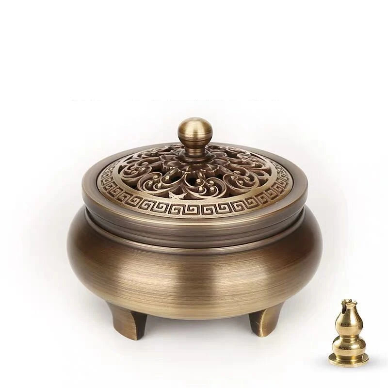 Copper Incense Burner Home Decoration Incense Stick Holder Room Aromatherapy Muse Accessories