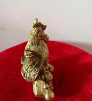 Copper Satue Copper chicken with gourd and rooster