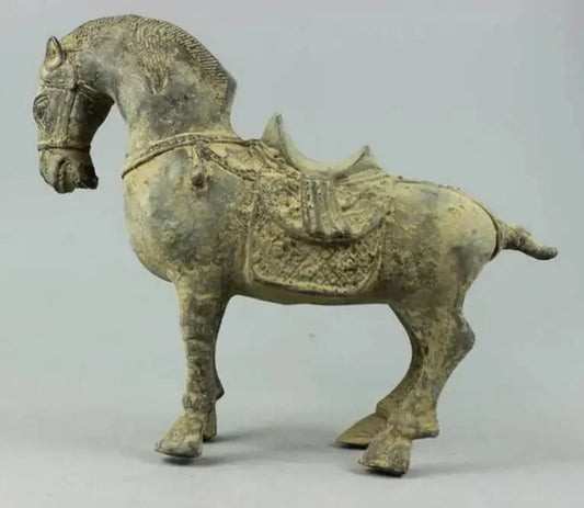 Copper Statue Collectible Decorated Old Handwork Bronze sculpture Horse statue