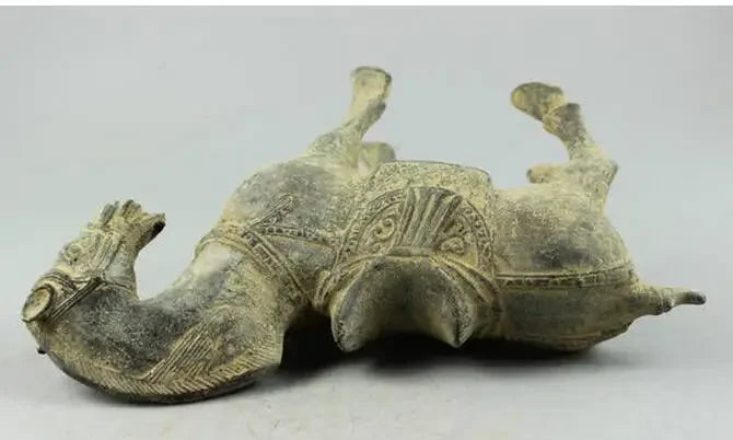 Copper Statue  Collectible Decorated Old Handwork Bronze sculpture Horse statue
