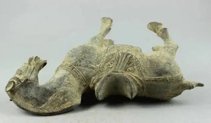 Copper Statue Collectible Decorated Old Handwork Bronze sculpture Horse statue