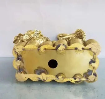 Copper Statue Copper money Cobra home furnishings brass Zodiac snake crafts furnishing copper money Yuan Bao Feng Shui snake