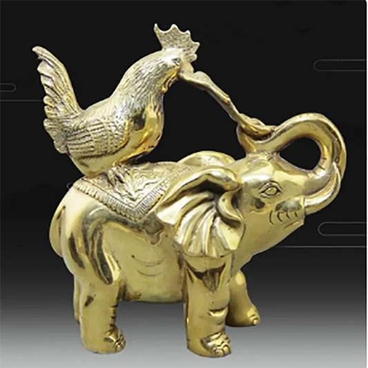 Copper Statue Factory direct selling antique miscellaneous antique pure copper auspicious furnishings living room home furnishi