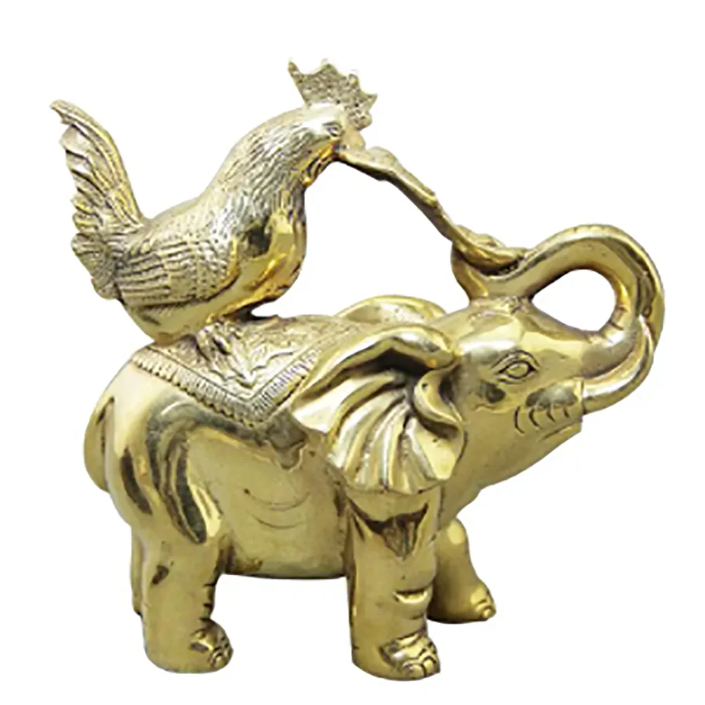 Copper Statue Factory direct selling antique miscellaneous antique pure copper auspicious furnishings living room home furnishi